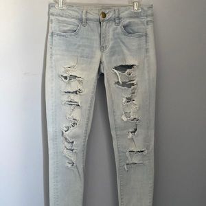 American Eagle Super Low Rise Jeans